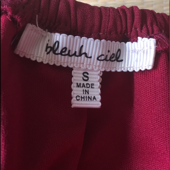 BLUEH CIEL EMBROIDERED Women’s Blouse Size S - Picture 15 of 16